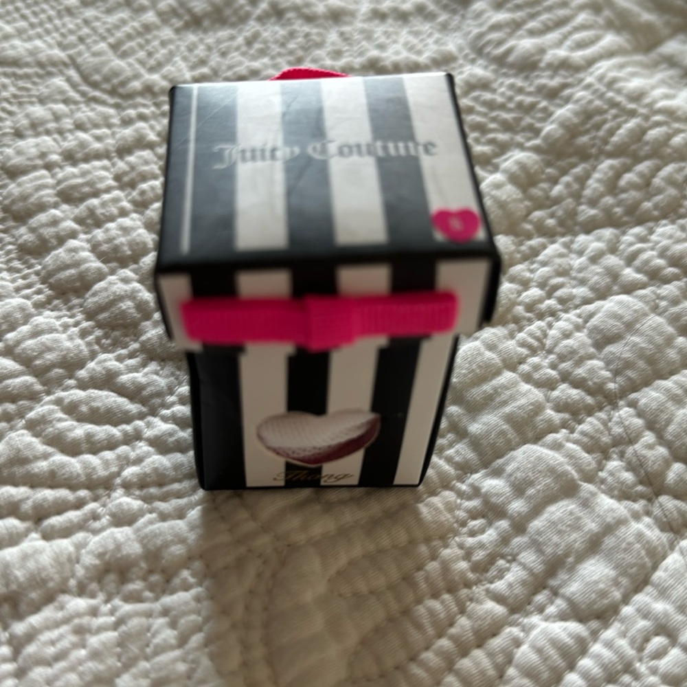 Juicy couture brand new in box with metal heart